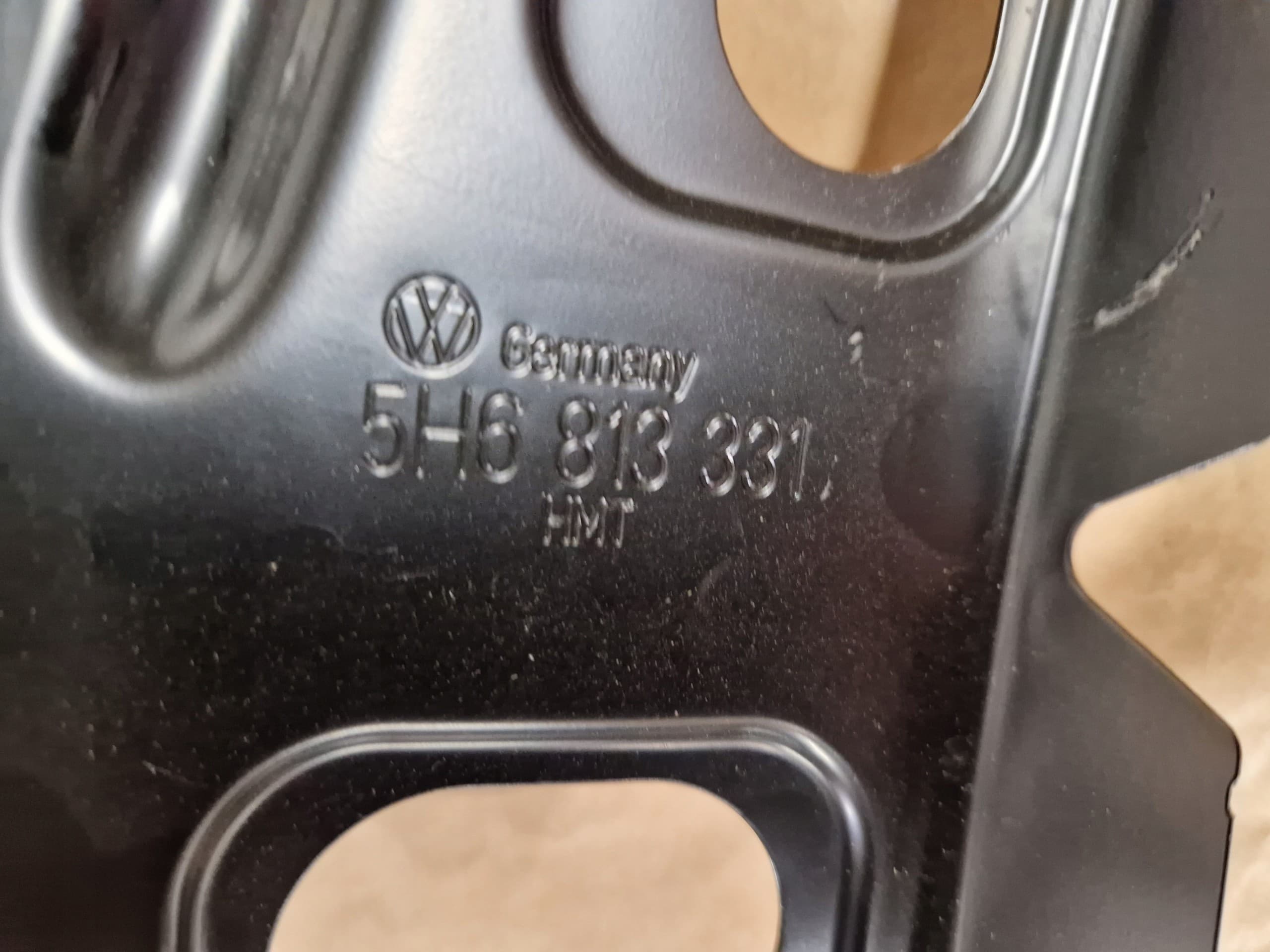 Cinturón trasero VW Golf Viii 5H6813309 5H6813301D nuevo 5