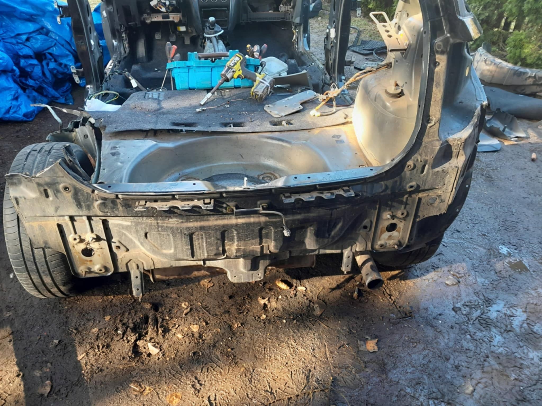 Parachoques Trasero Suzuki SX4 Fiat Sedici Años 2006-2014 usado 2