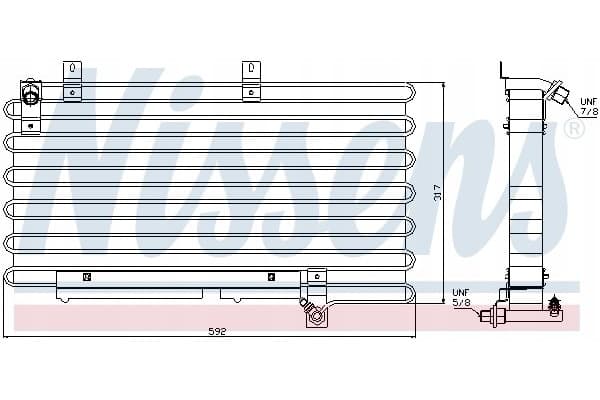 Nissens 94000 Condensador, aire acondicionado nuevo 8