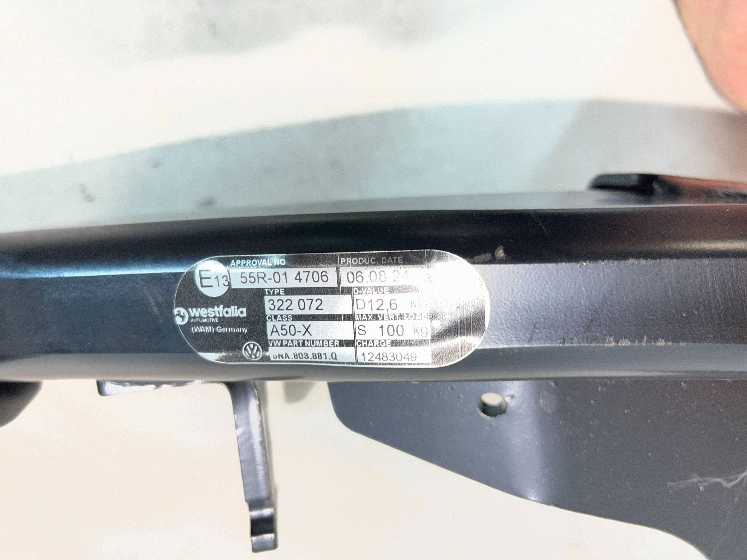 Enganche de remolque para VW Tiguan II (5NA) - OEM 5NA803881 nuevo 3