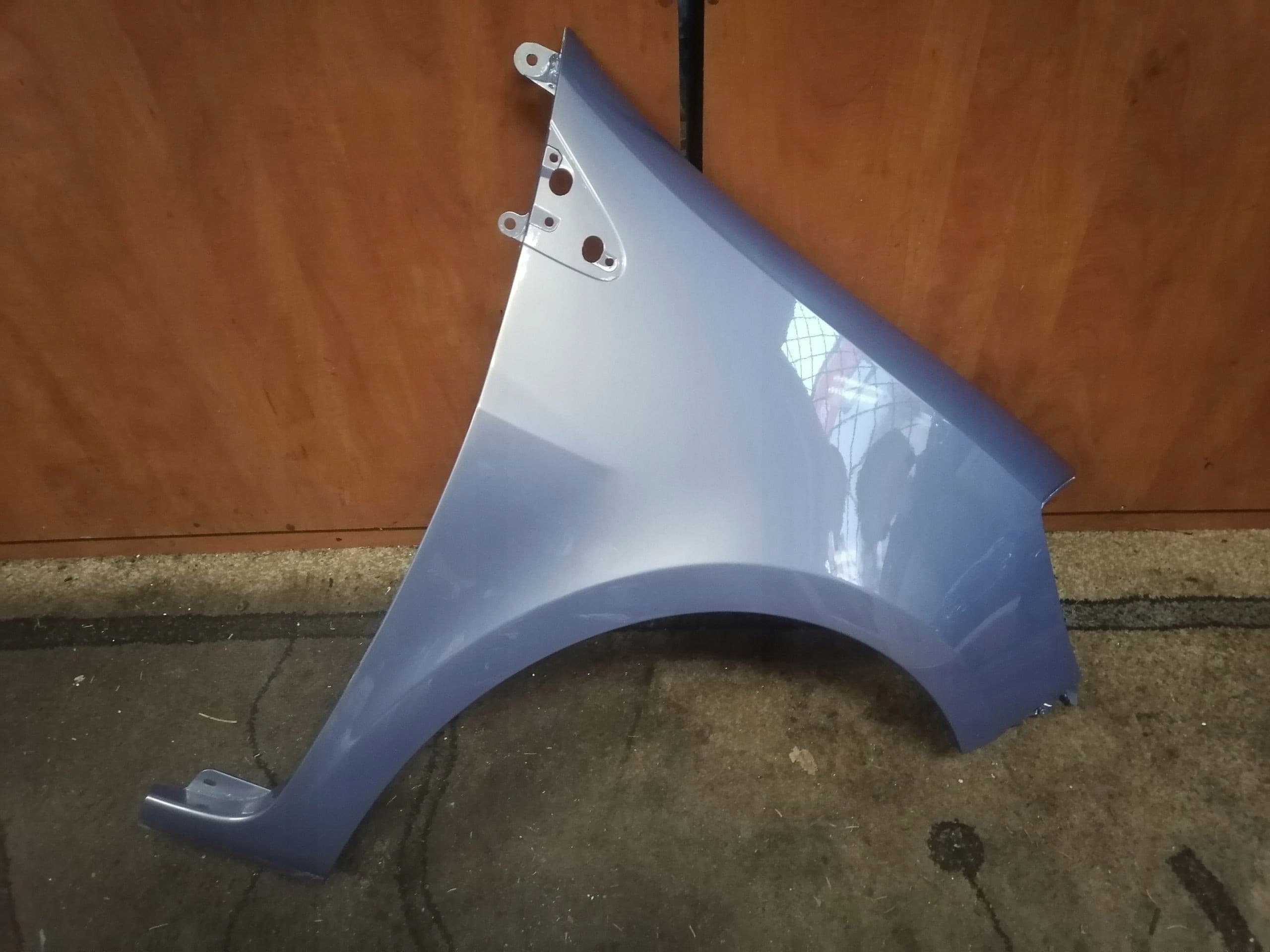 Guardabarros Derecho de plástico para Renault Clio Iii 3 para llantas nº 15 con pintura TEJ47 nuevo