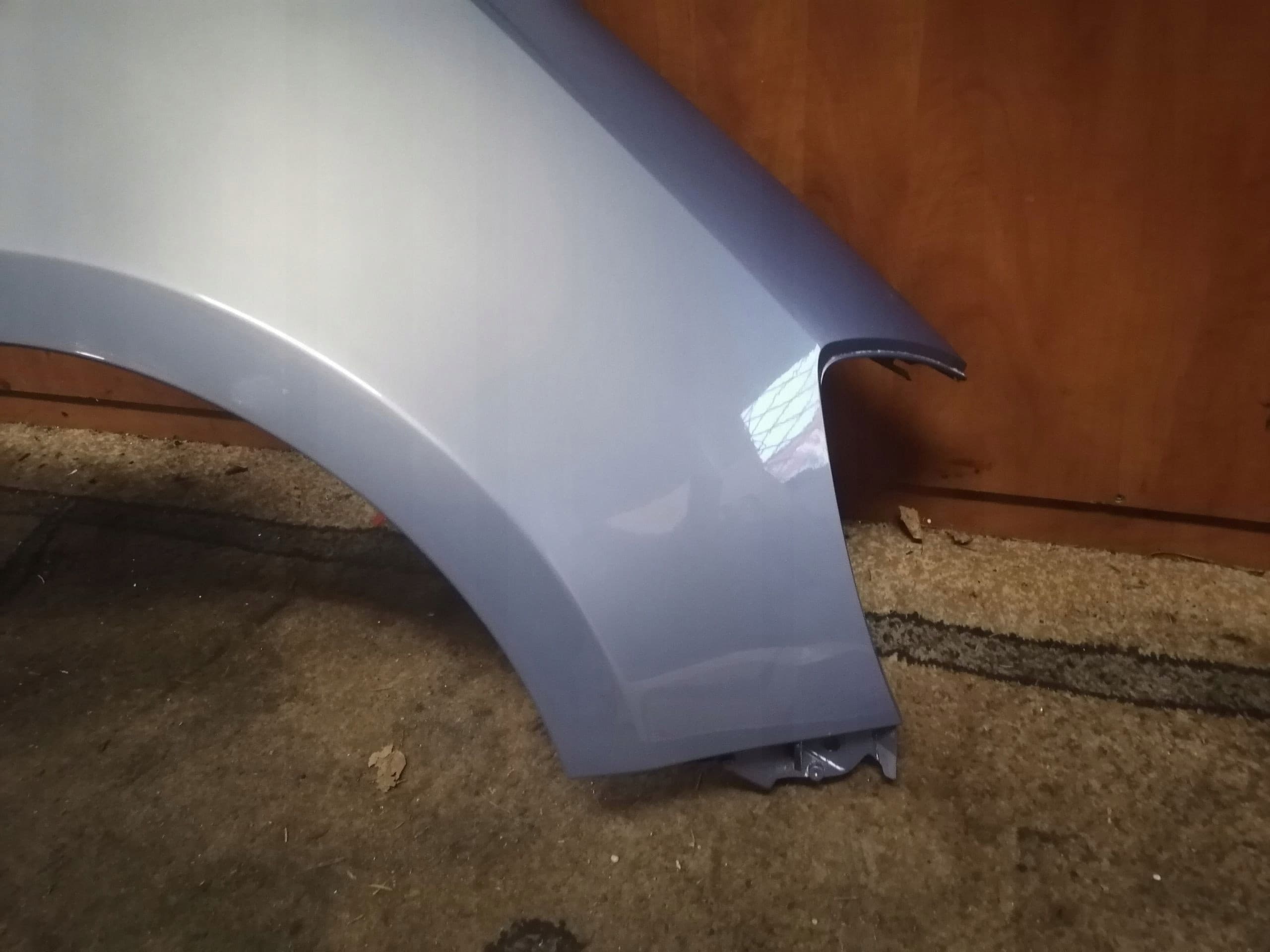 Guardabarros Derecho de plástico para Renault Clio Iii 3 para llantas nº 15 con pintura TEJ47 nuevo 2