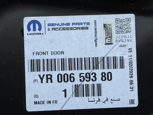 Puerta Delantera Derecha Nueva para Opel Insignia B 3