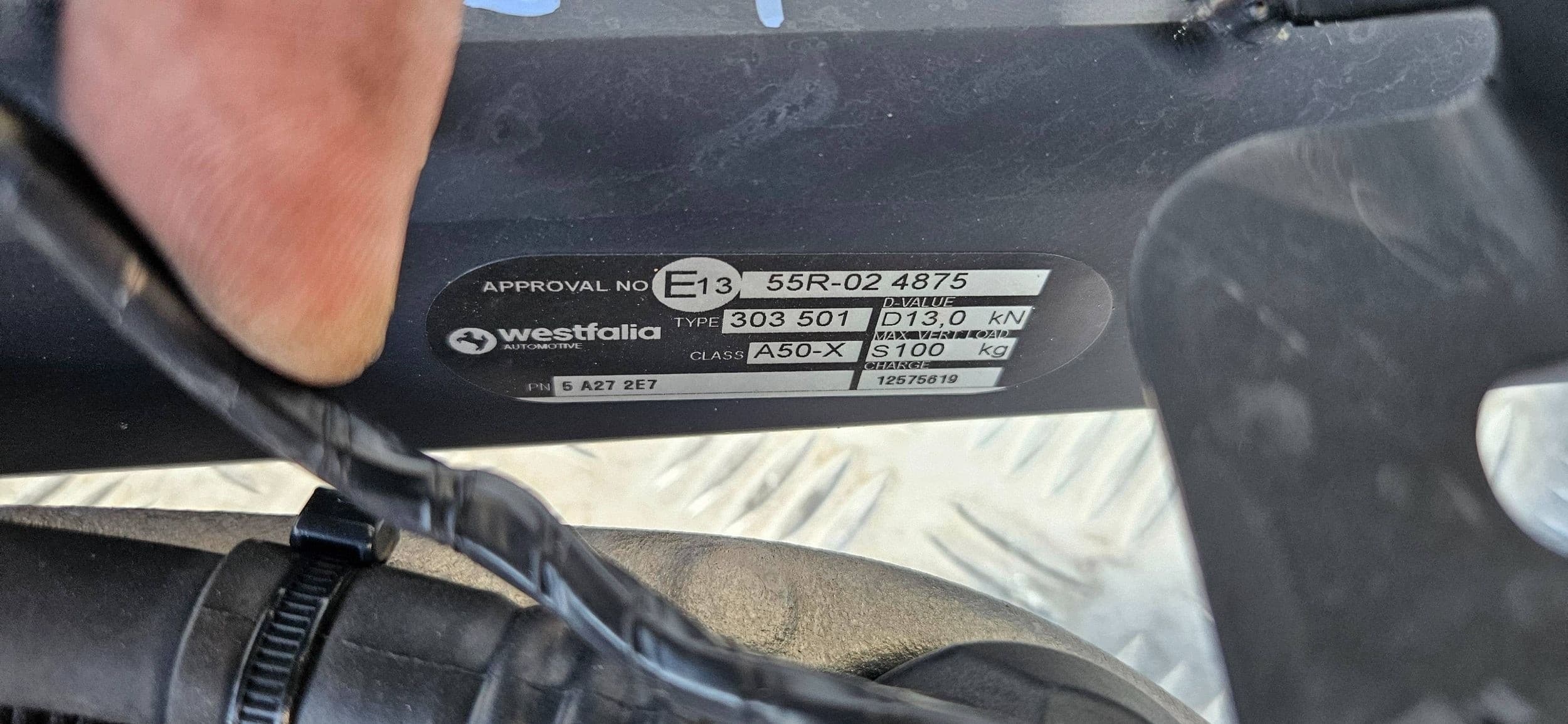 Enganche de Remolque Plegable Eléctrico BMW X3 G45 5A272E7 usado 3