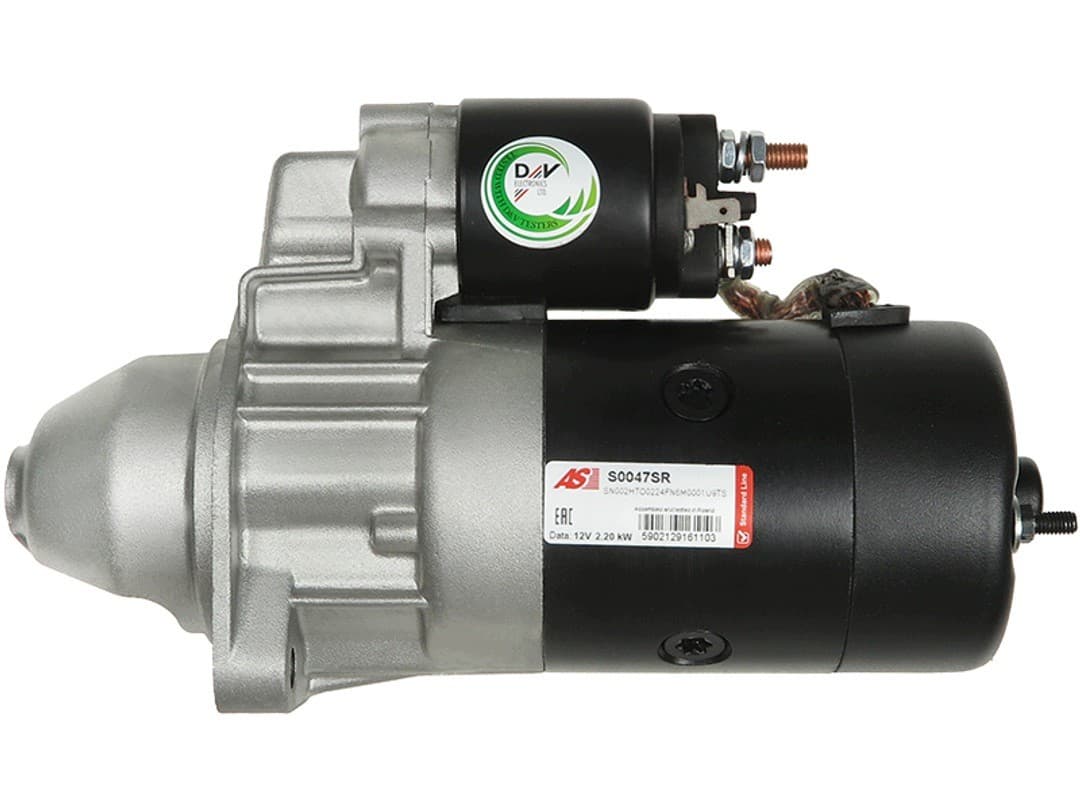 Motor de arranque As-Pl S0047SR para Audi 100, A6 y VW LT nuevo 3