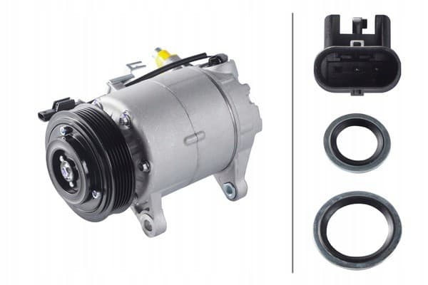 Compresor de Aire Acondicionado Hella 8FK 366 201-881 nuevo