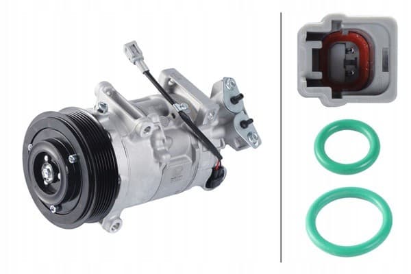 Compresor de aire acondicionado Hella 8FK 366 201-121 nuevo