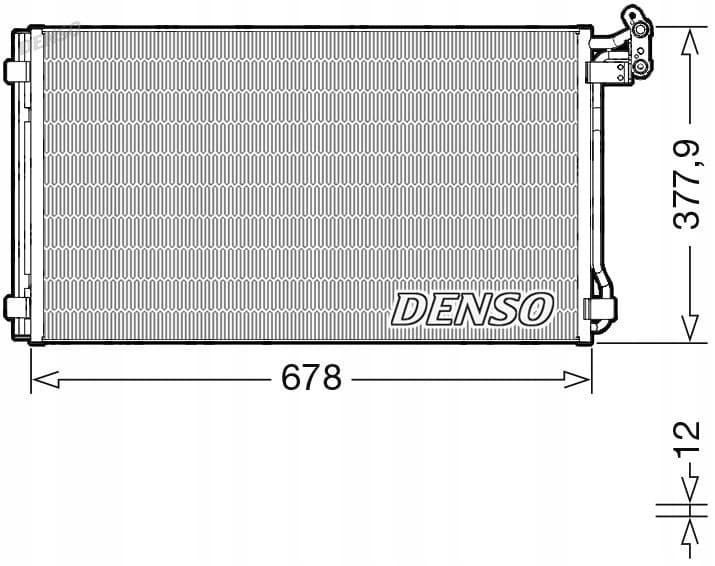Condensador de aire acondicionado Denso DCN32068 nuevo 2