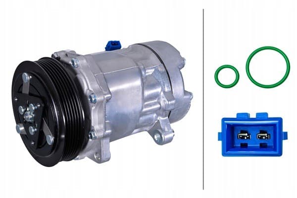 Compresor de Aire Acondicionado Hella 8FK 366 201-001 nuevo
