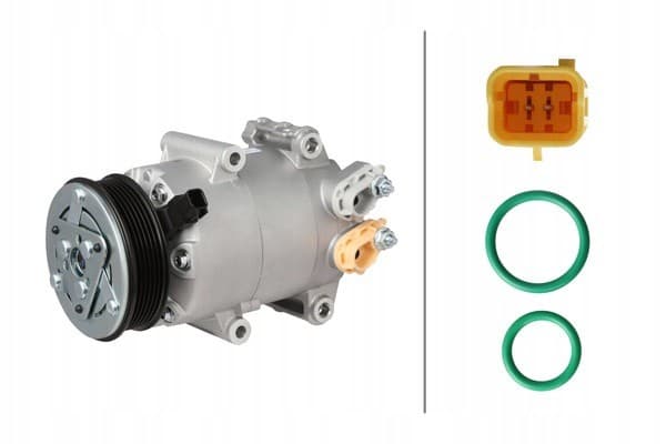 Compresor de Aire Acondicionado Hella 8FK 366 203-161 nuevo