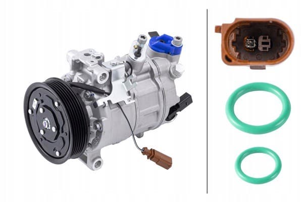 Compresor de Aire Acondicionado Hella 8FK 366 200-481 nuevo