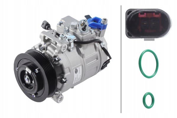 Compresor de Aire Acondicionado Hella 8FK 366 200-201 nuevo