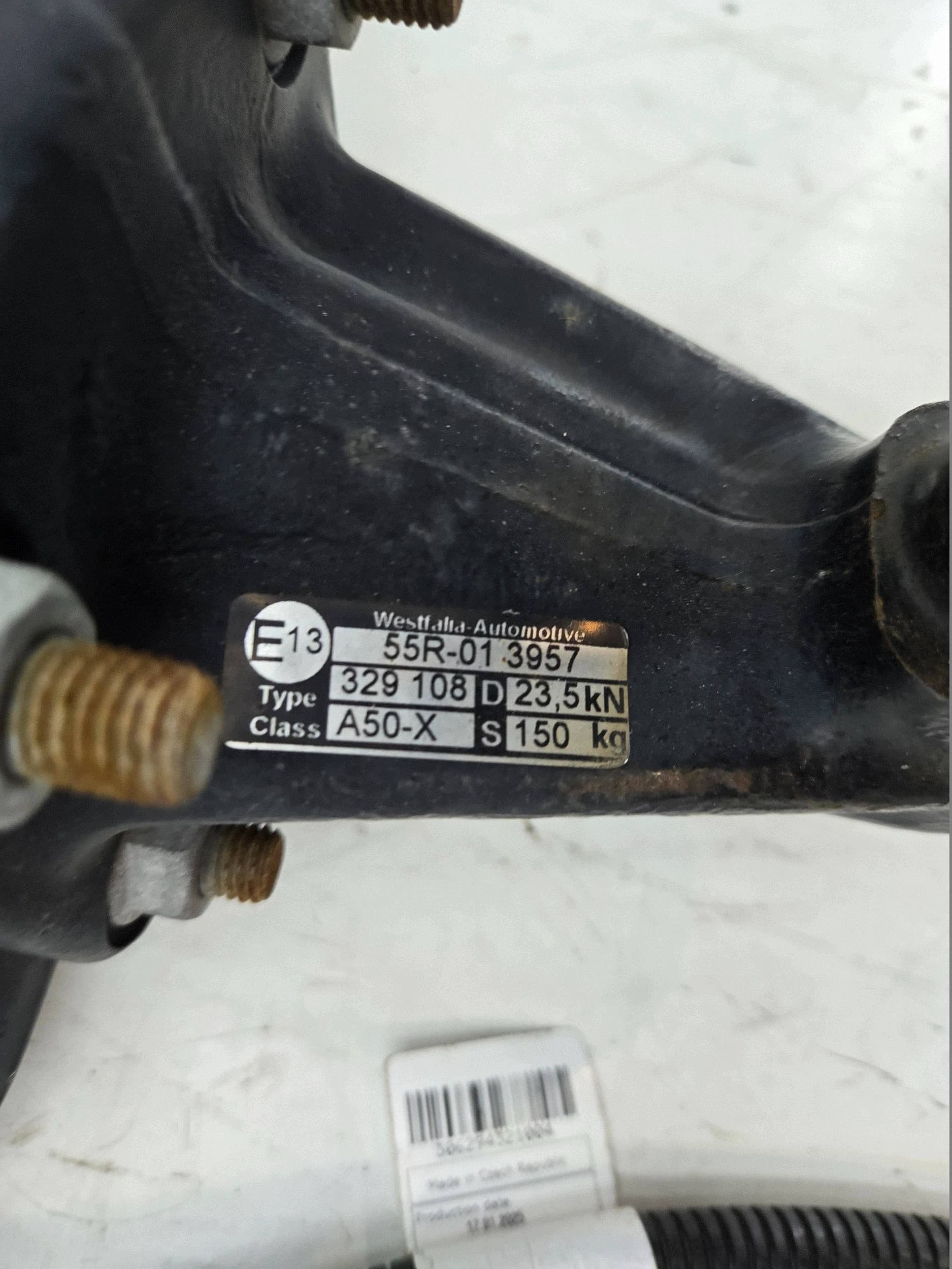 Barra de remolque para Fiat Ducato (Modelo facelift 2025) usado 4