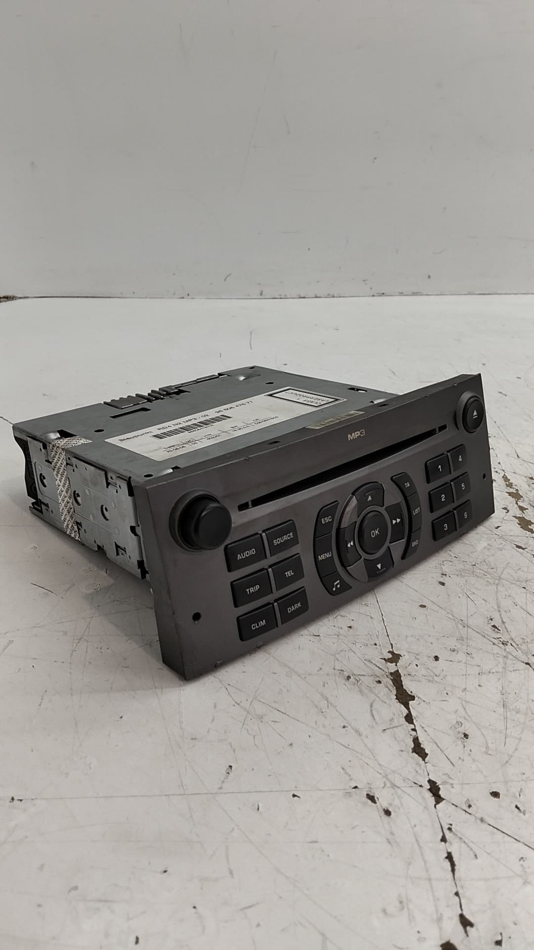 Sistema audio / radio cd PEUGEOT 407