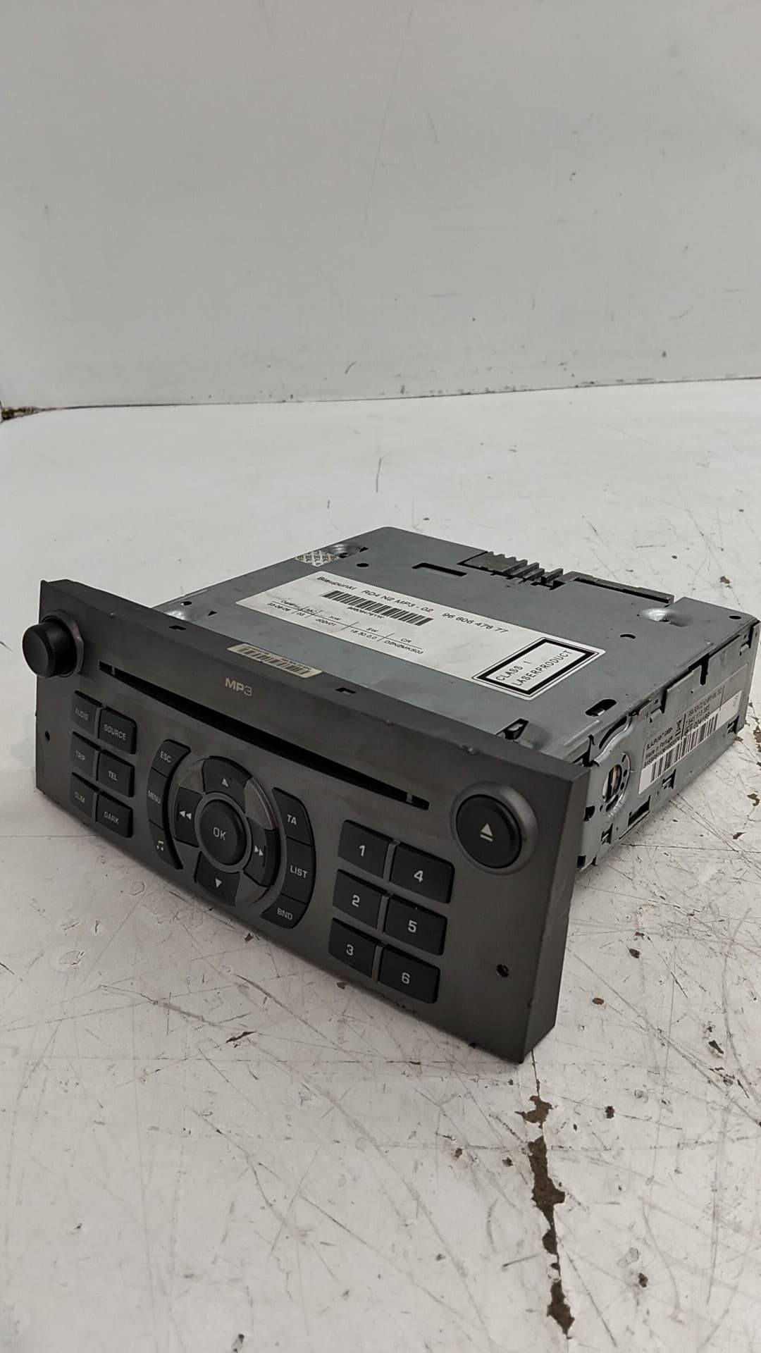 Sistema audio / radio cd PEUGEOT 407 5