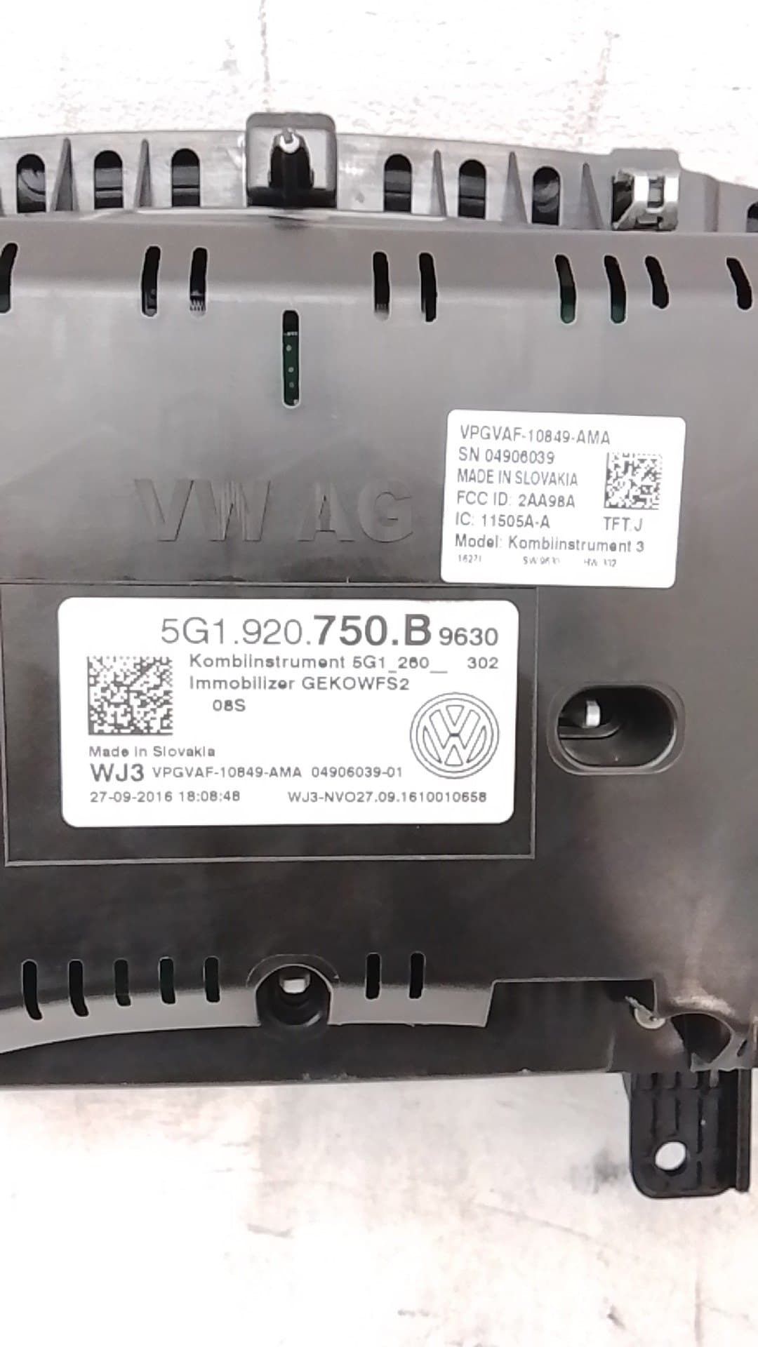Cuadro instrumentos VOLKSWAGEN GOLF VII LIM 4