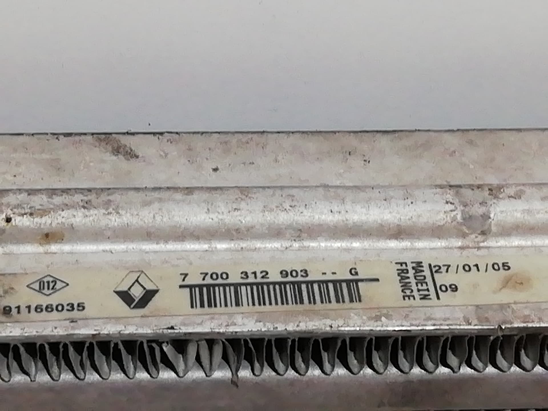 Intercooler RENAULT TRAFIC CAJA CERRADA (AB 4.01) 4