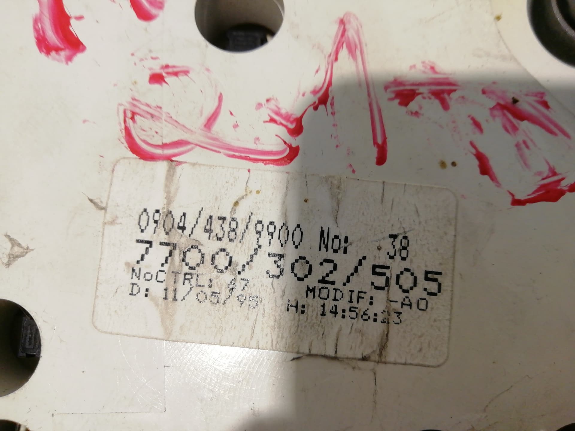 Cuadro instrumentos RENAULT TRAFIC CAJA CERRADA (AB 4.01) 3