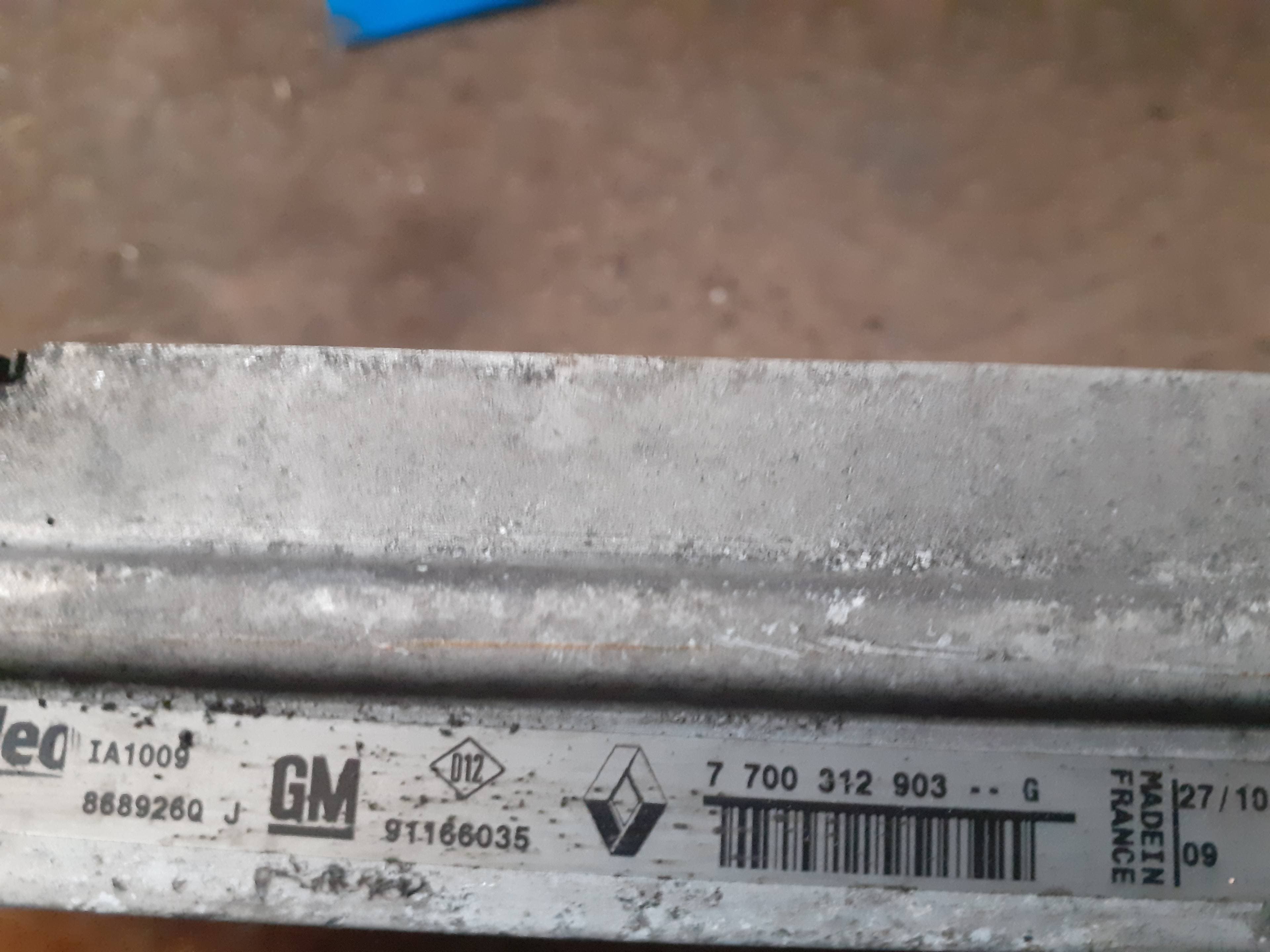 Intercooler RENAULT TRAFIC CAJA CERRADA (AB 4.01) 2
