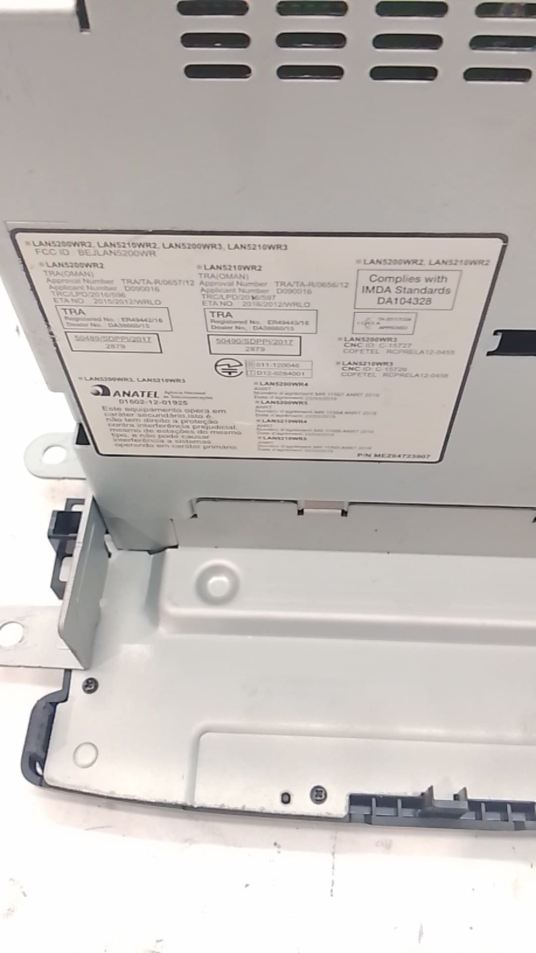 Pantalla multifuncion DACIA LODGY 5
