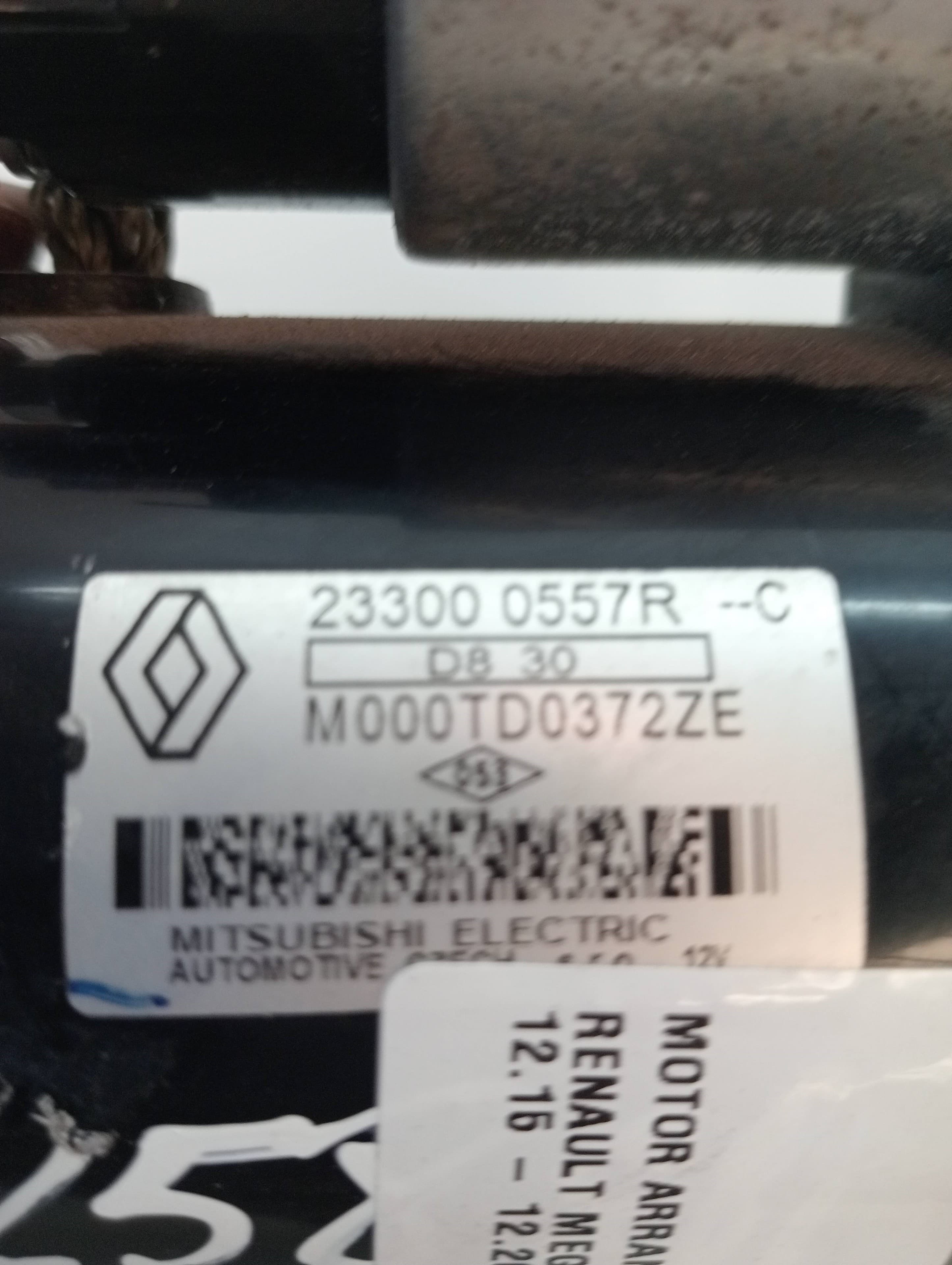Motor arranque RENAULT MEGANE IV BERLINA 5P 2