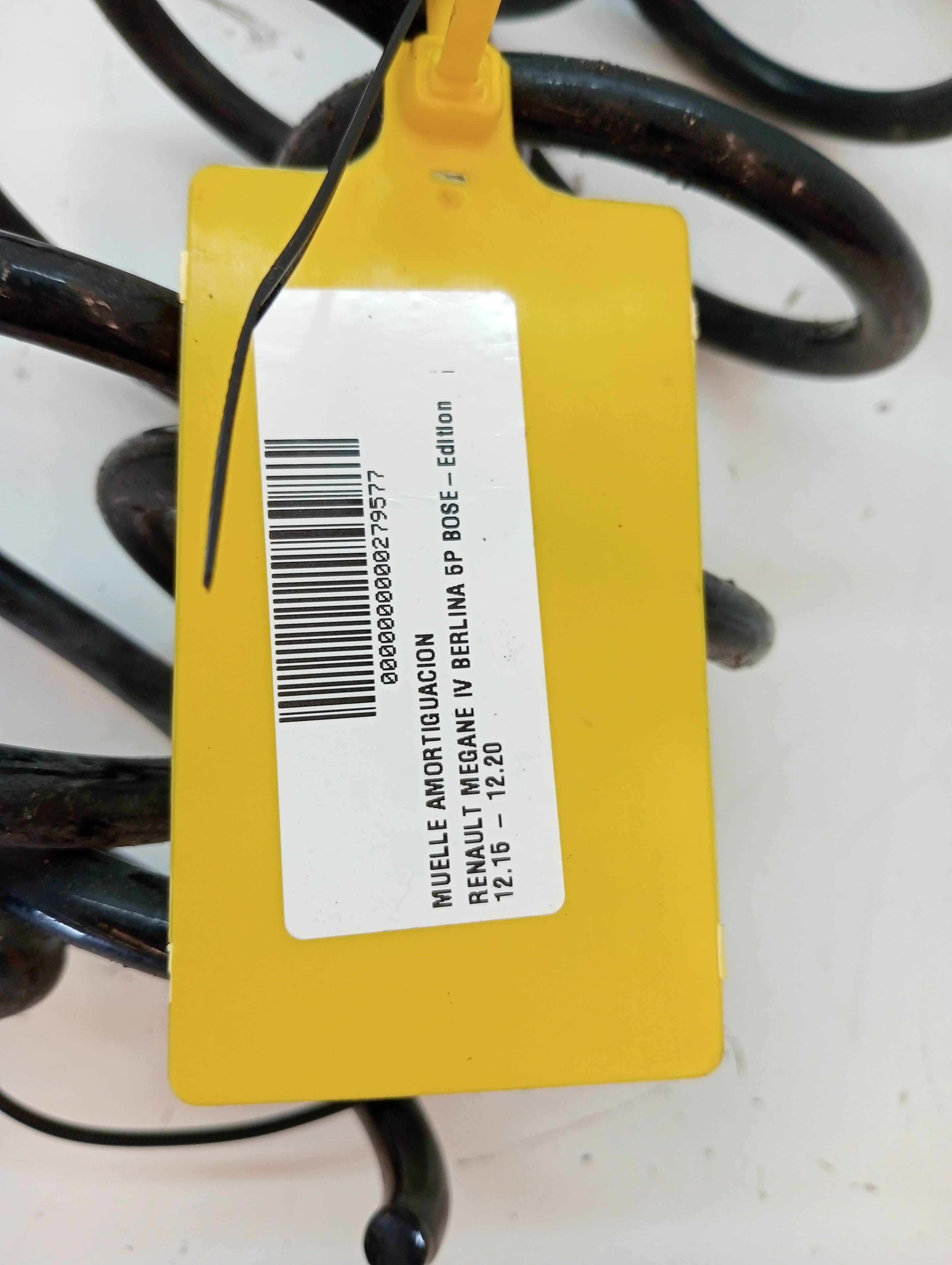 Muelle amortiguacion RENAULT MEGANE IV BERLINA 5P 2