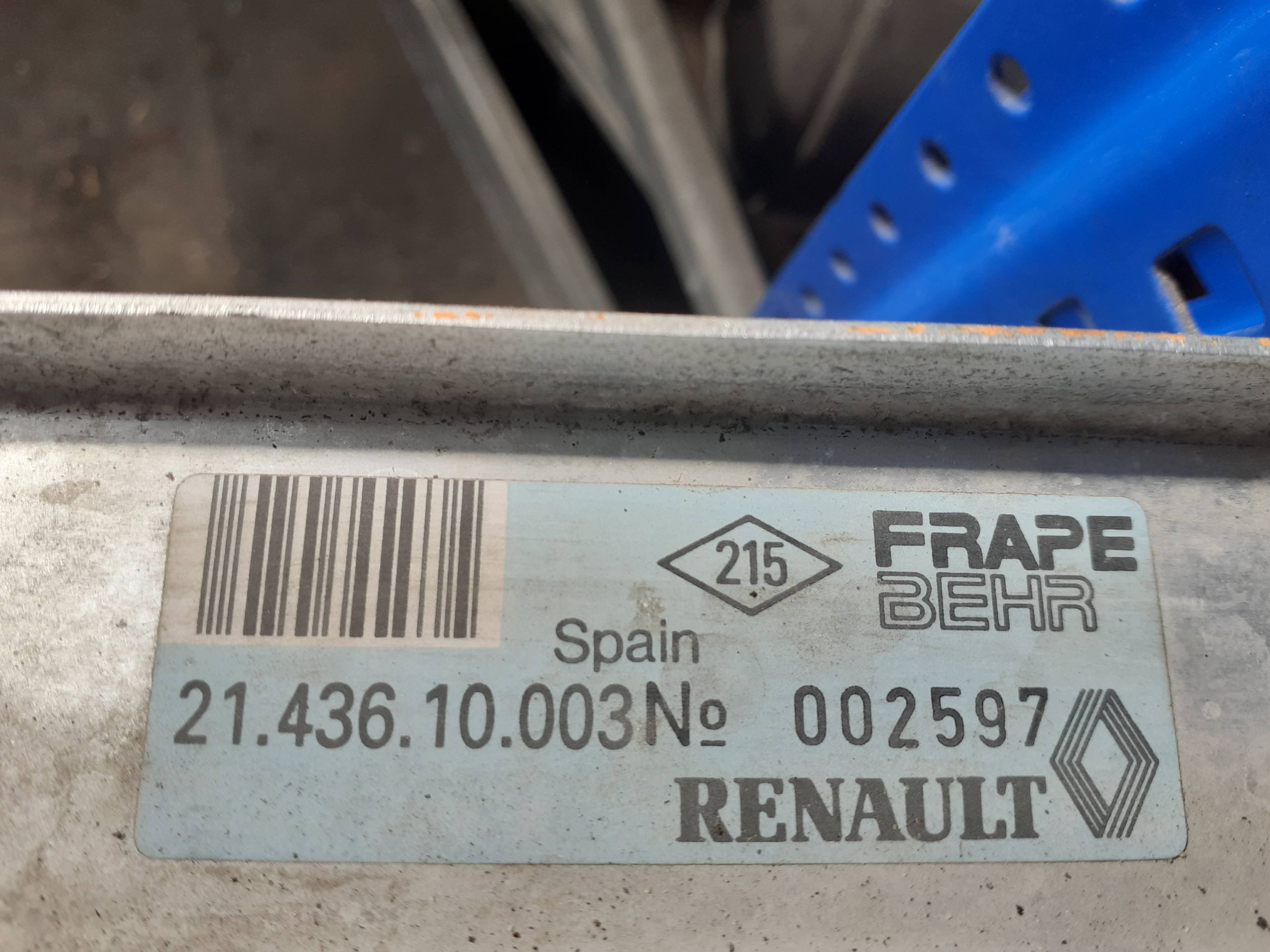 Radiador agua RENAULT LAGUNA (B56) 2