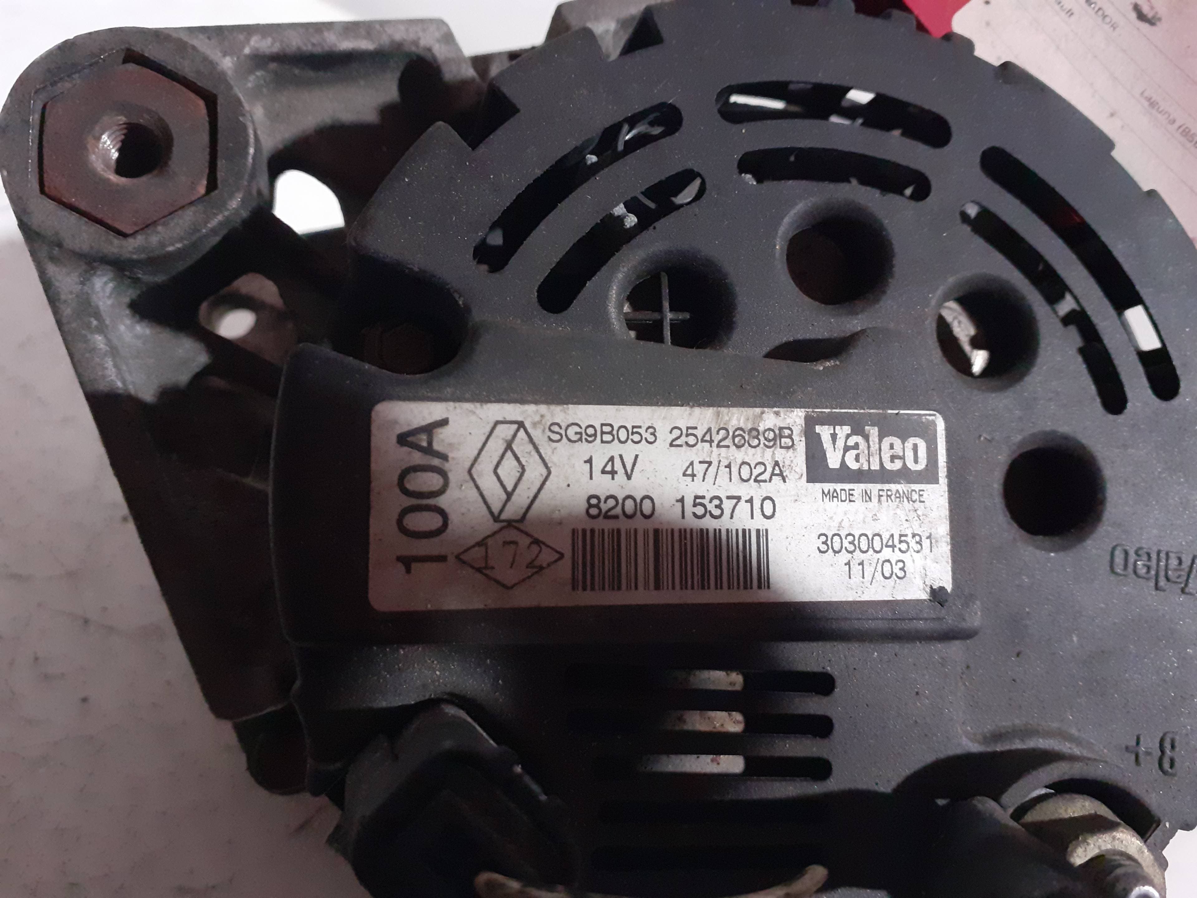 Alternador RENAULT LAGUNA (B56) 2