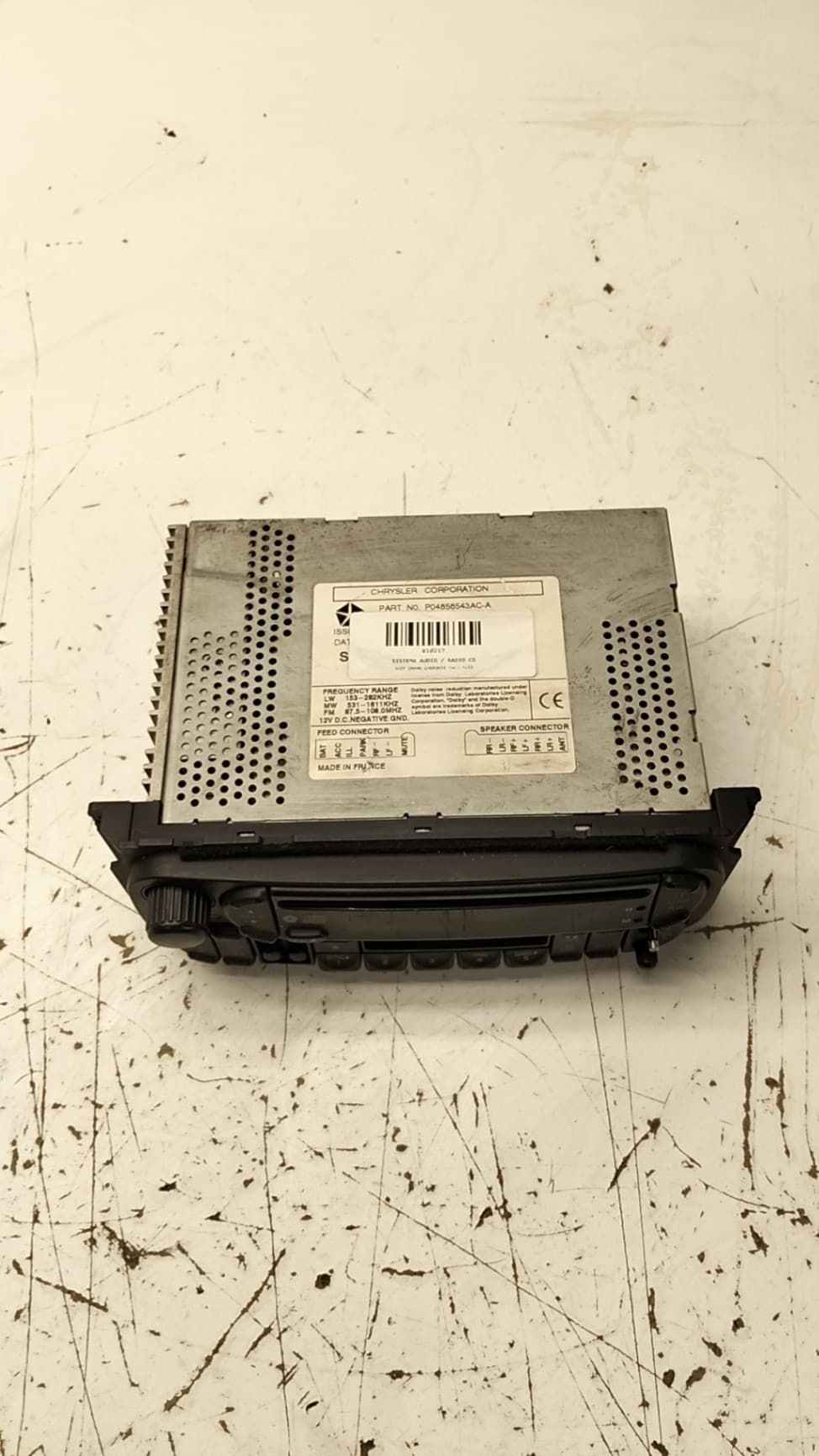 Sistema audio / radio cd JEEP GRAND CHEROKEE (WL) 2