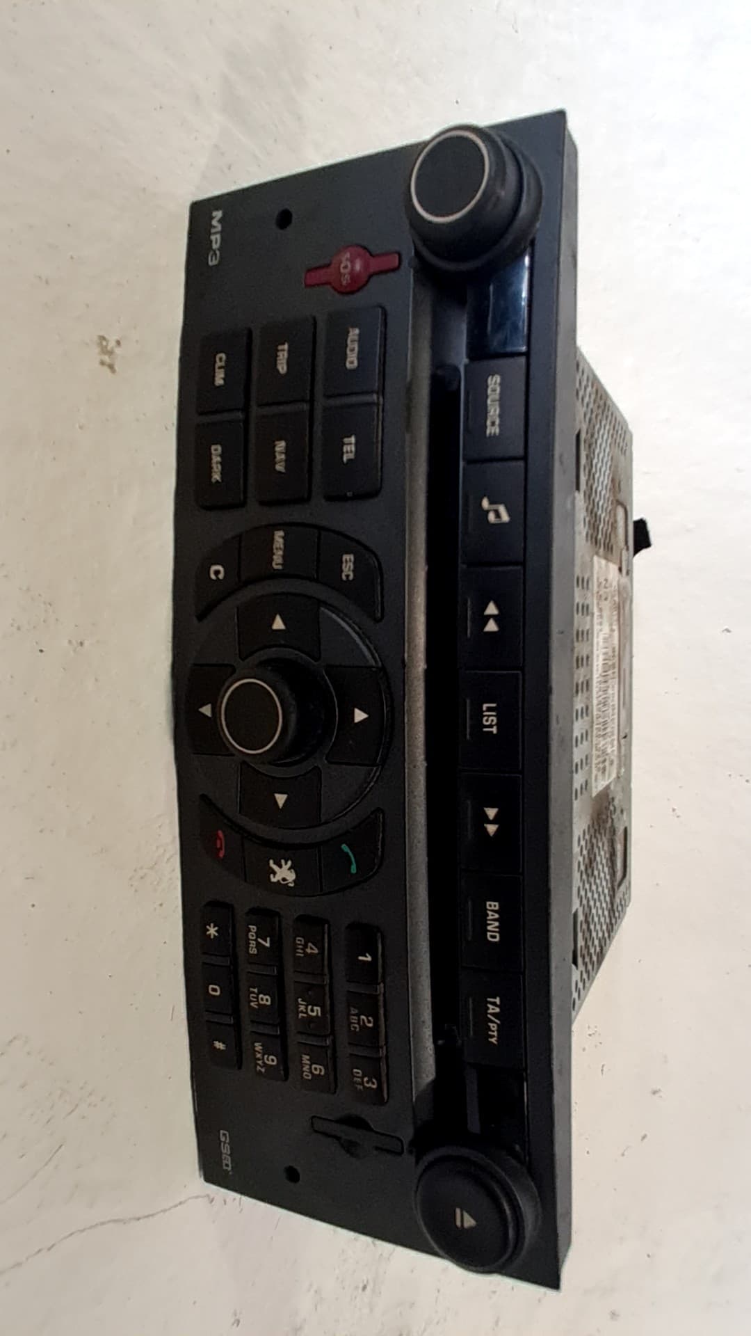 Sistema audio / radio cd PEUGEOT 407 COUPE