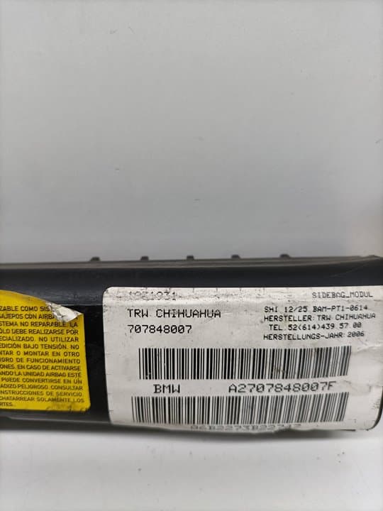 Airbag cortina delantero derecho BMW X5 (E53) 3