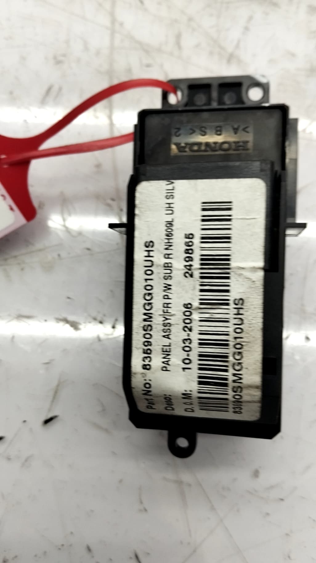 Mando elevalunas delantero derecho HONDA CIVIC BERLINA (FN) 4