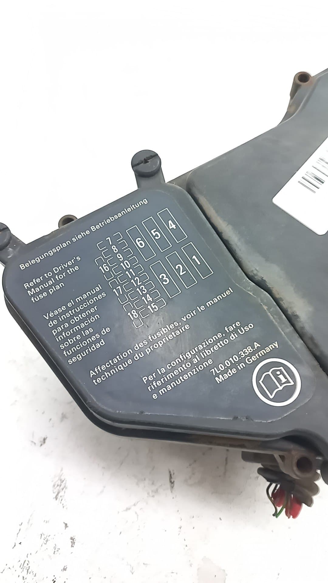 Caja reles / fusibles PORSCHE CAYENNE (9PA) 4