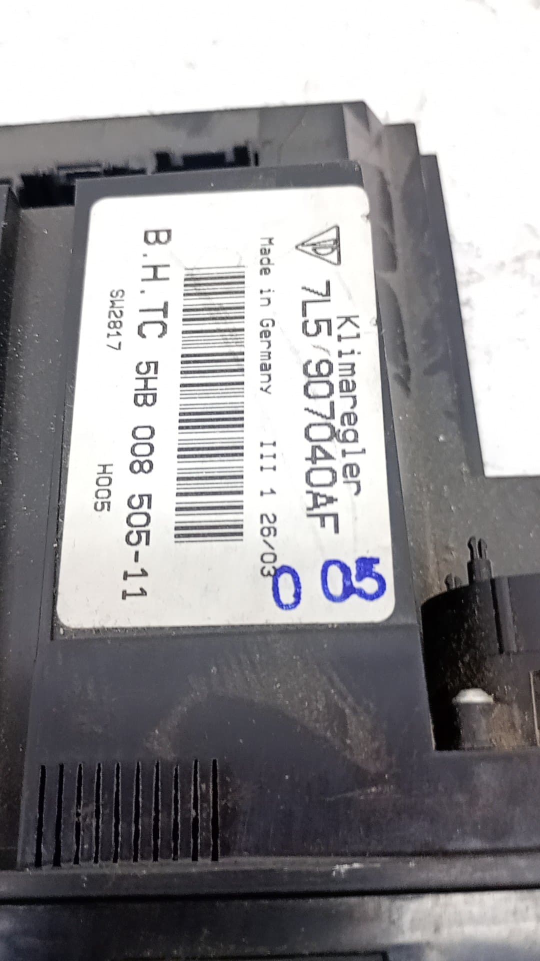 Mando climatizador PORSCHE CAYENNE (9PA) 3