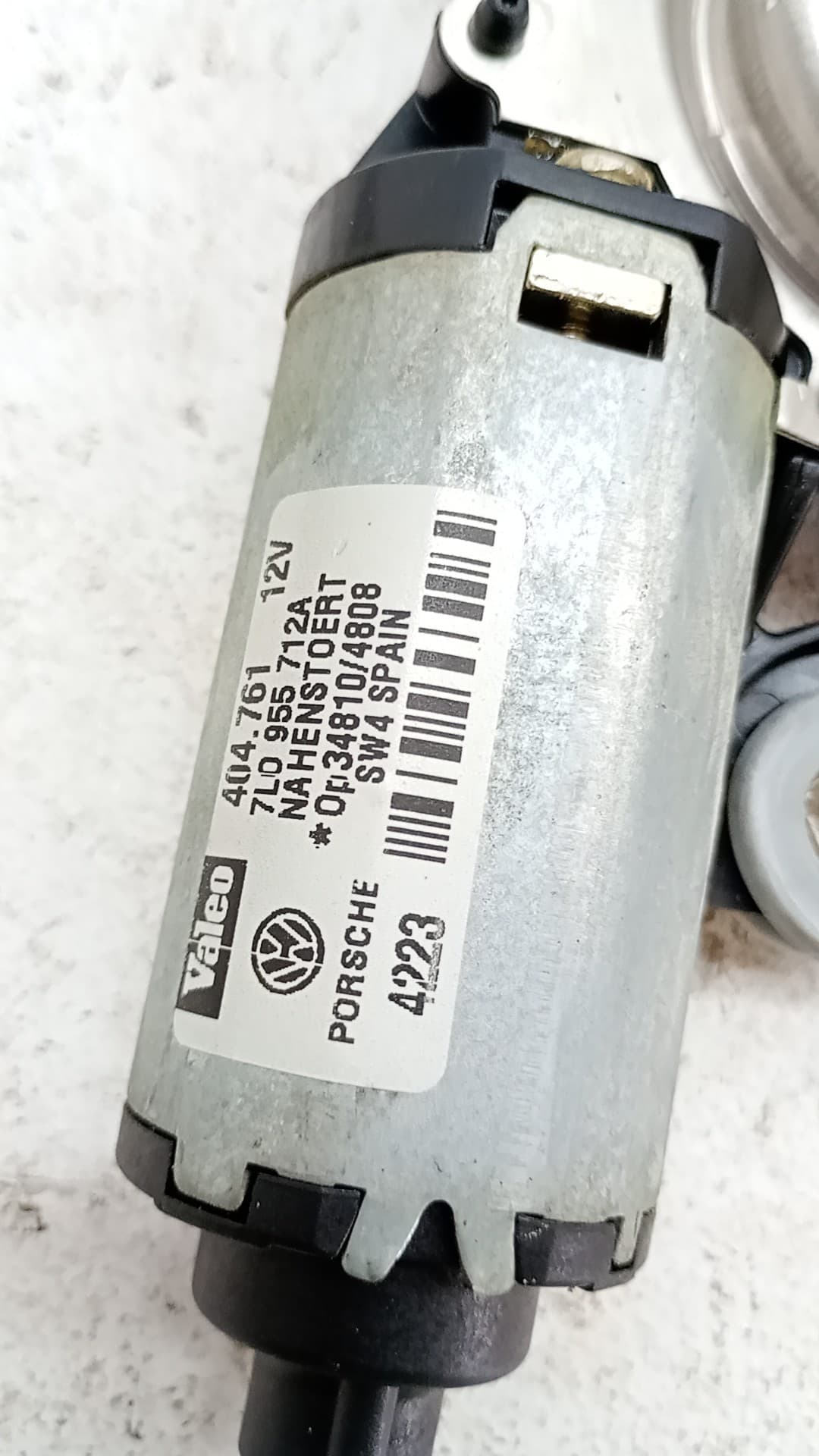 Motor limpia trasero PORSCHE CAYENNE (9PA) 3