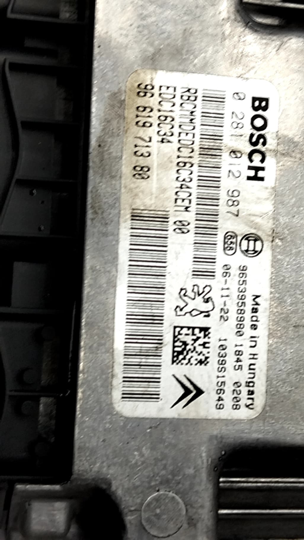 Centralita motor uce CITROEN C5 BERLINA 2