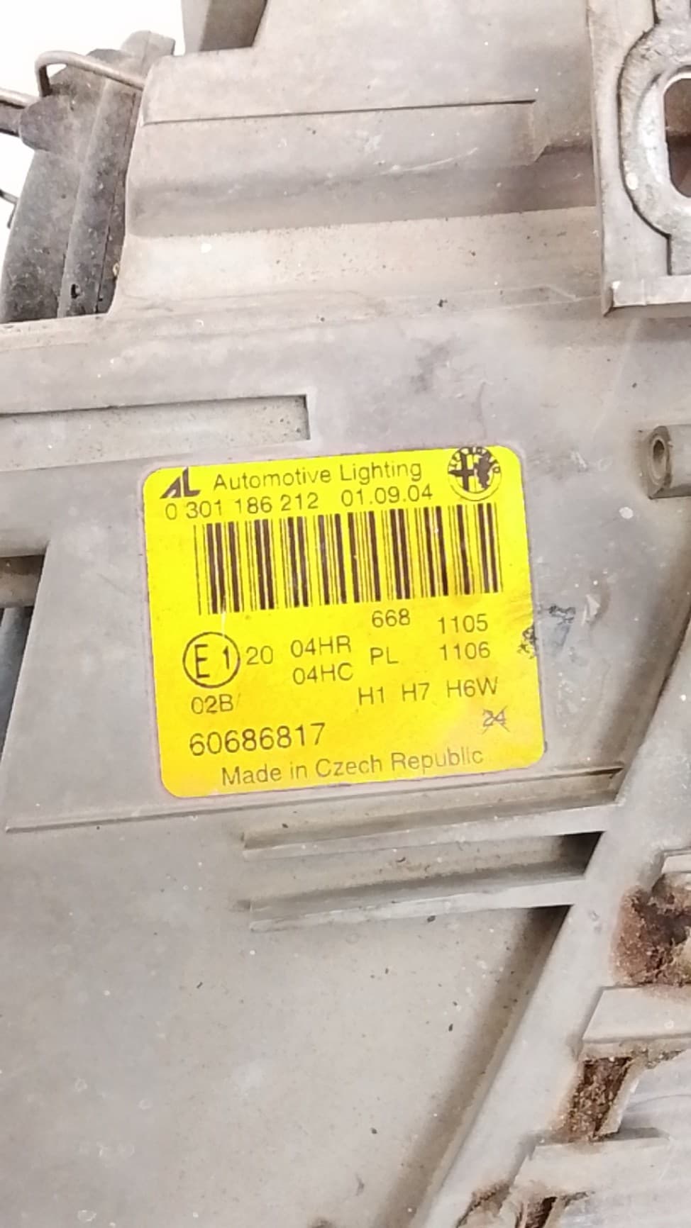 Faro derecho ALFA ROMEO 147 (190) 3