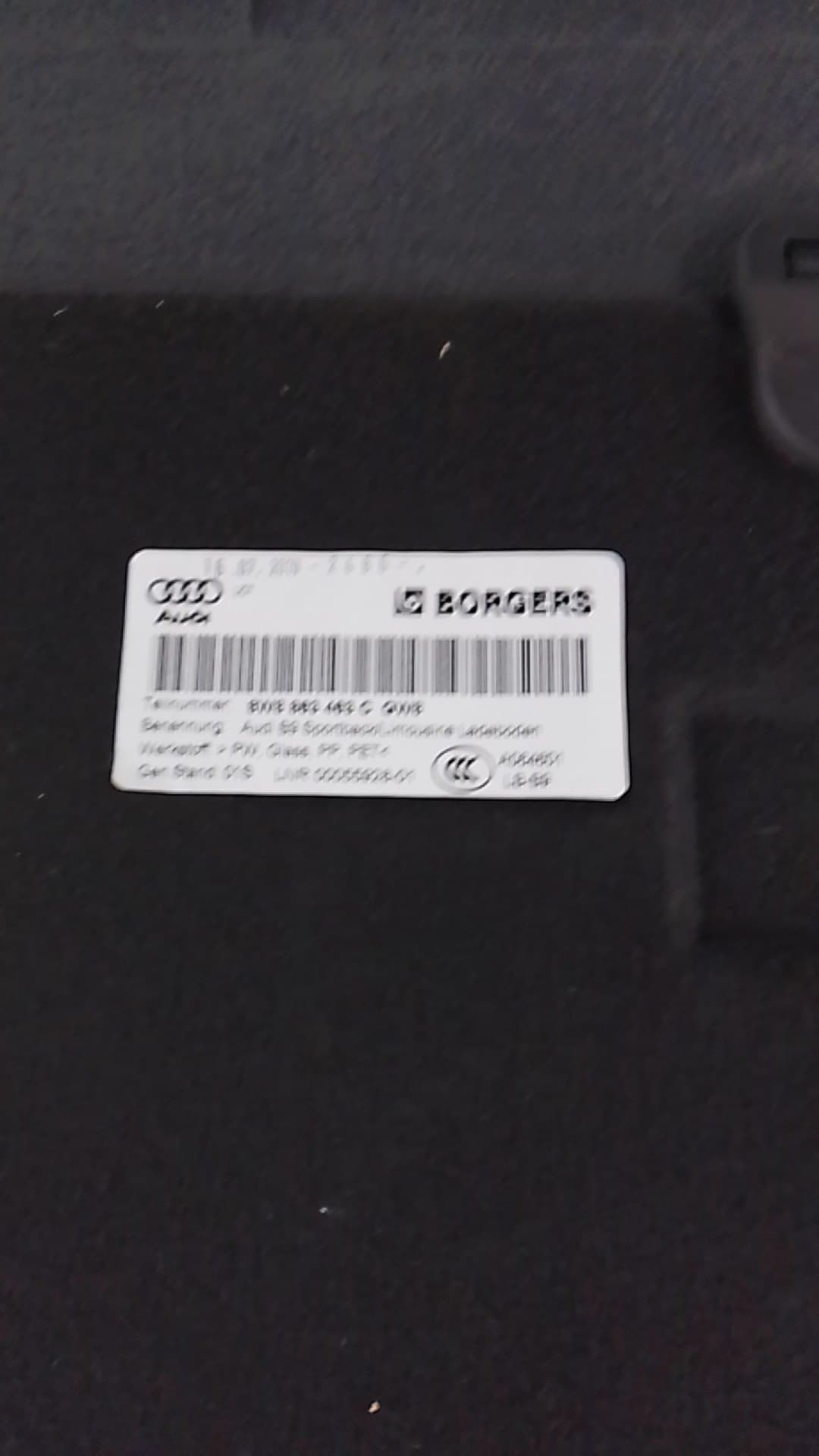Bandeja trasera AUDI A5 SPORTBACK (F5F) 2