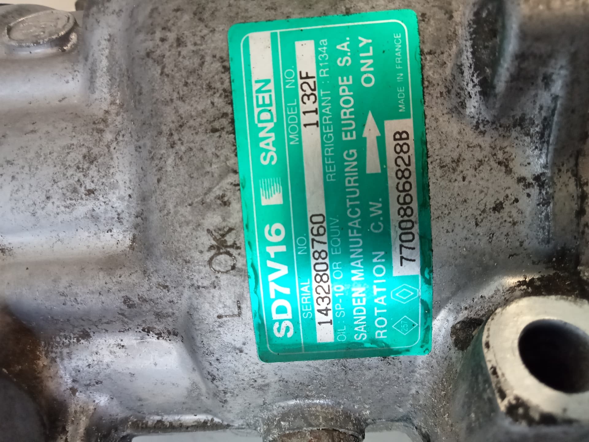 Recambio RENAULT SCENIC II ref. 7700866828B