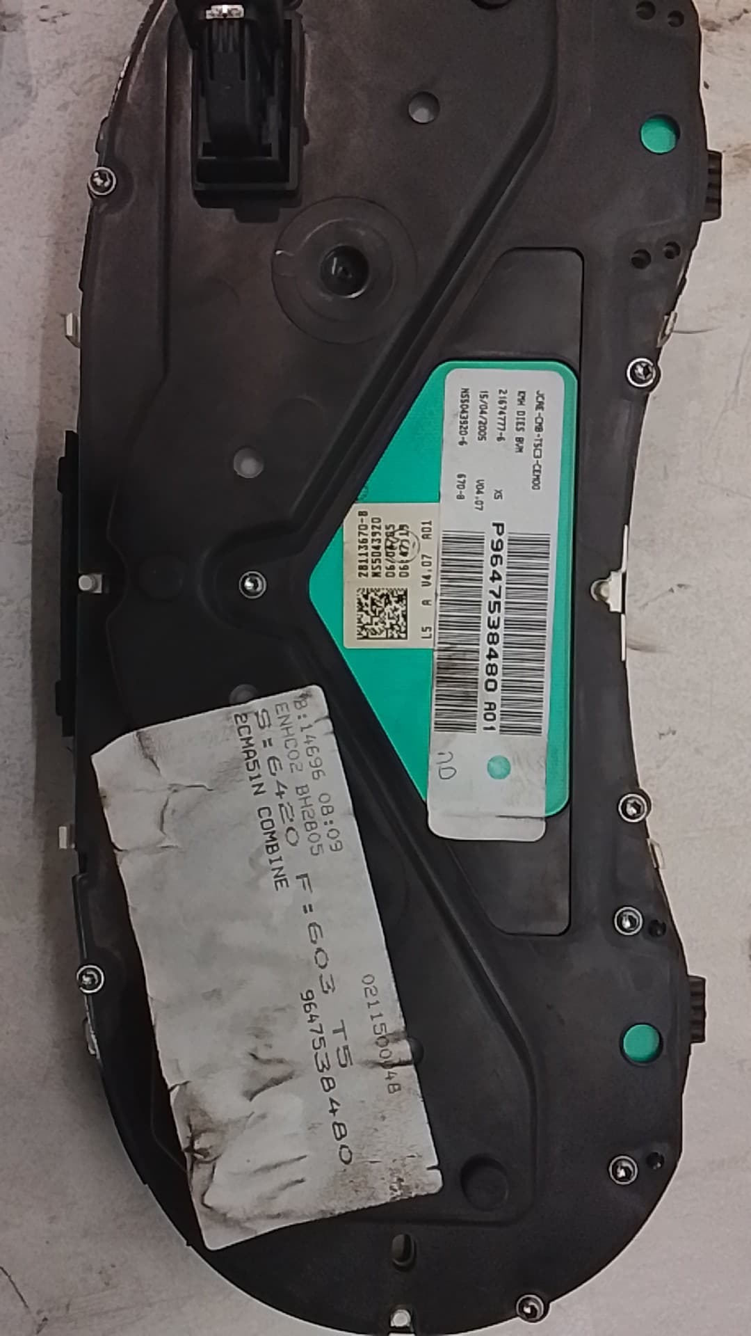 Cuadro instrumentos PEUGEOT 307 BREAK / SW (S1) 2