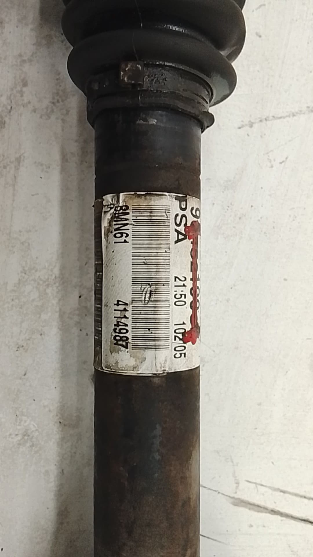 Transmision delantera izquierda PEUGEOT 307 BREAK / SW (S1) 2