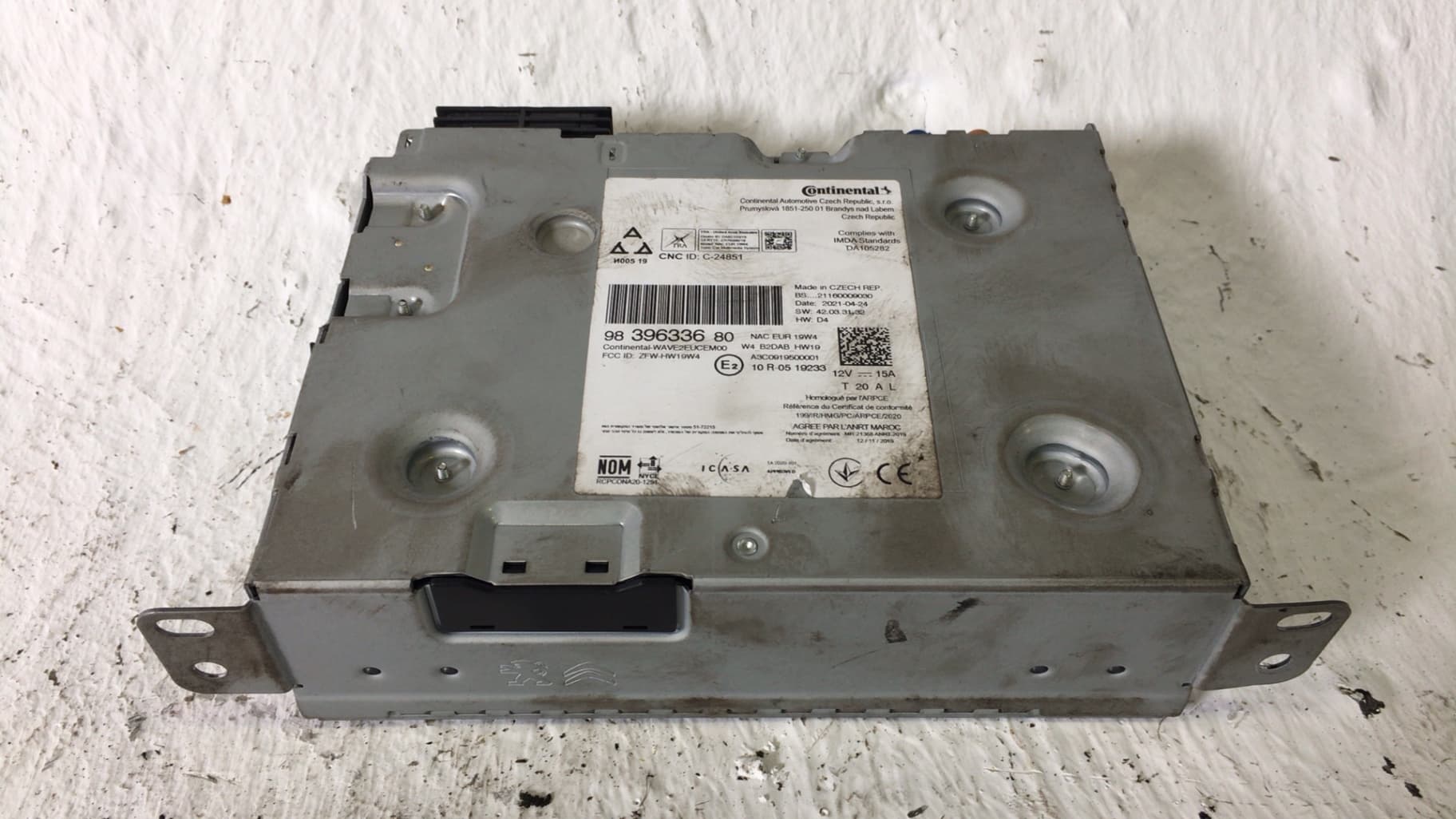 Sistema audio / radio cd PEUGEOT 2008 (P1)