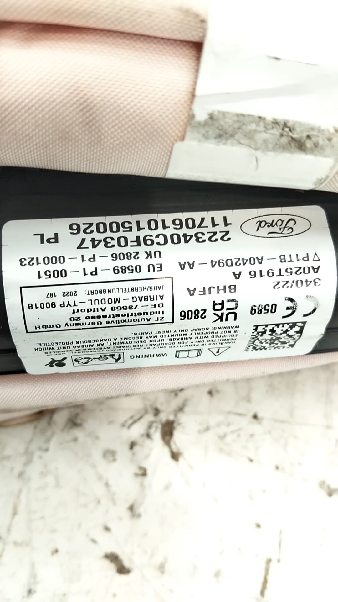 Airbag cortina delantero derecho FORD PUMA (J2K, CF7) 3
