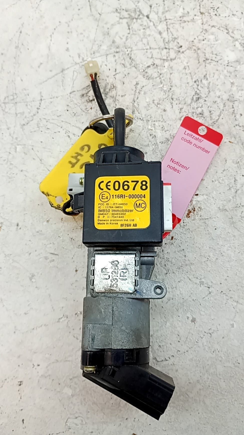 Conmutador de arranque CHEVROLET AVEO 2