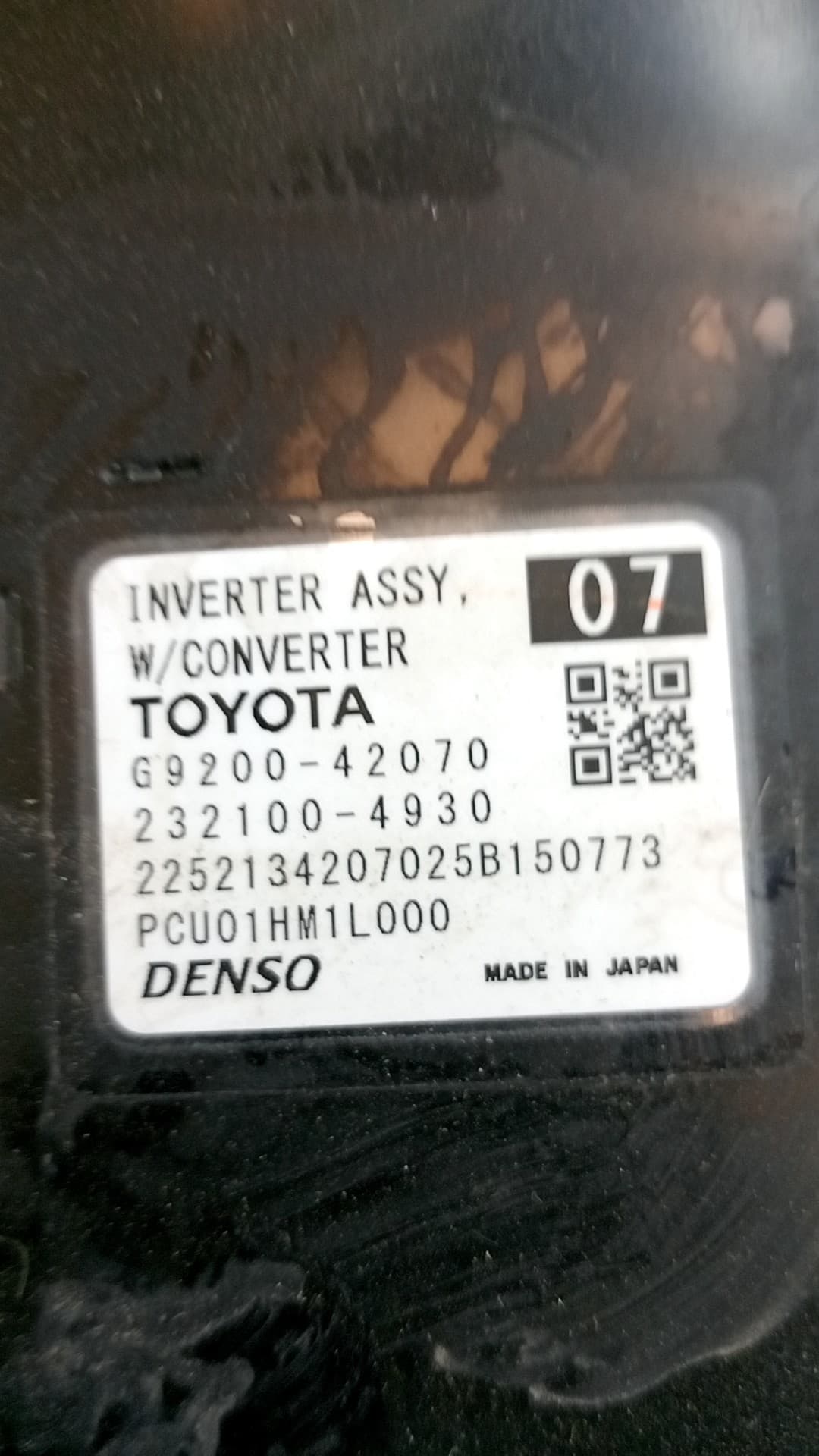 Recambio TOYOTA RAV ref. G92A042160 2