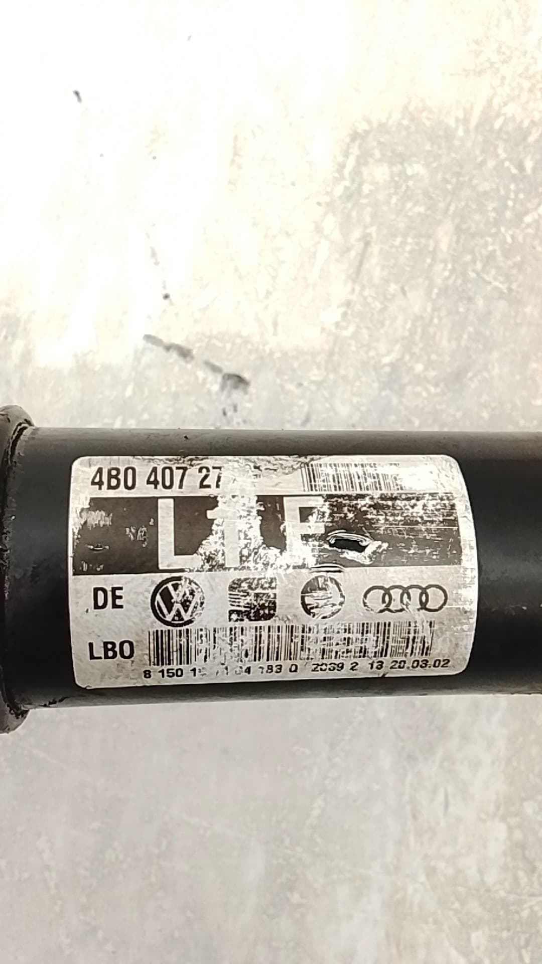 Transmision delantera derecha AUDI A6 AVANT (4B5) 3