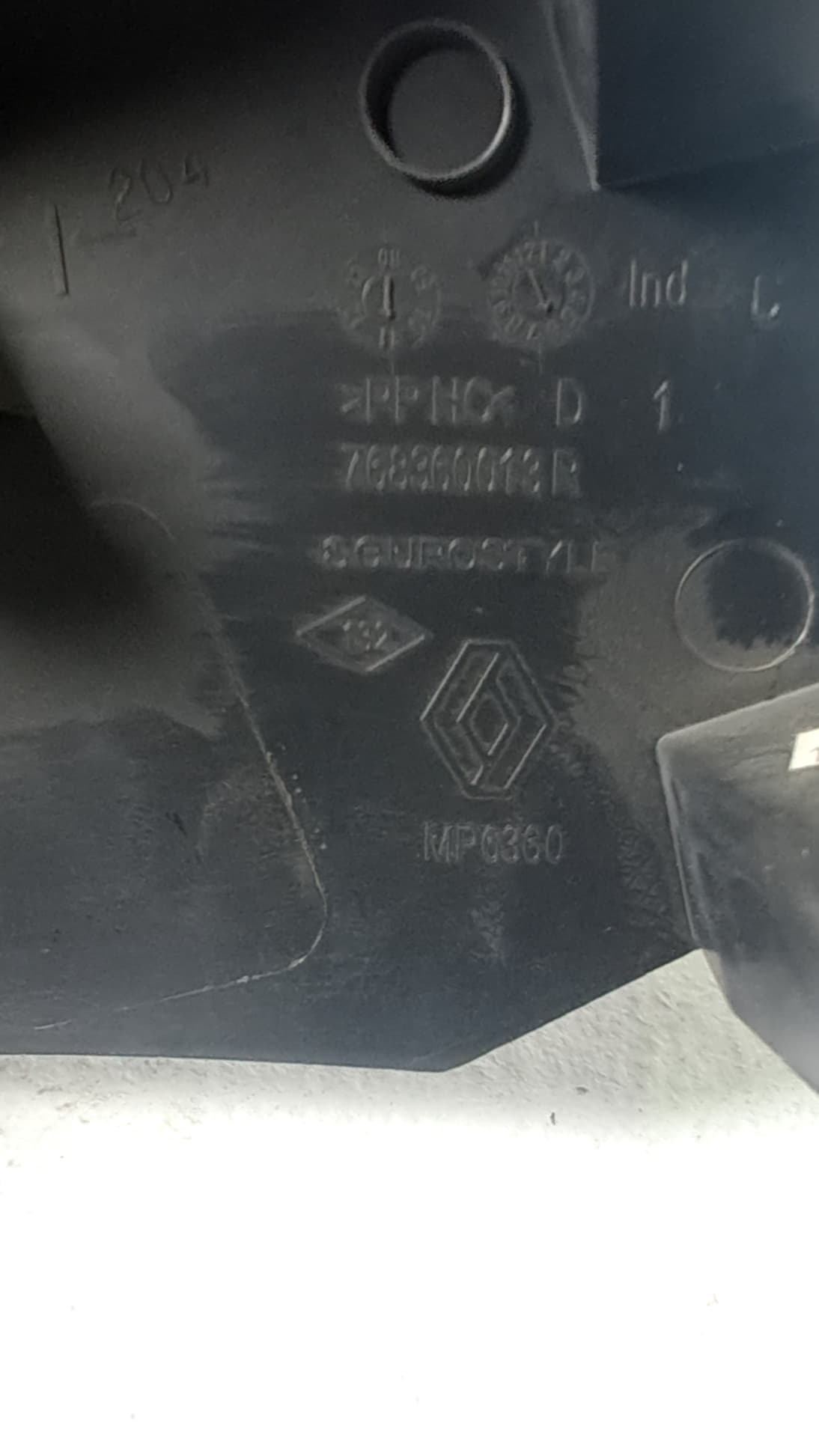 Moldura interior RENAULT SCENIC III 2