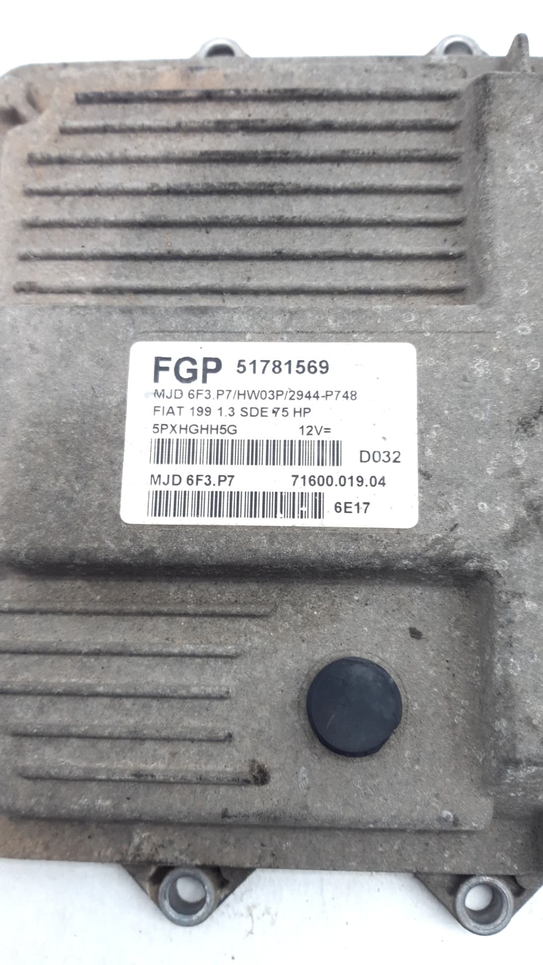 Centralita motor uce FIAT PUNTO 4
