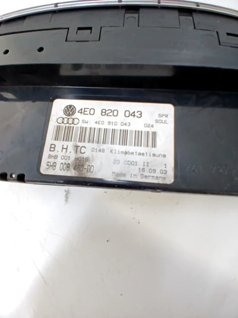 Mando climatizador AUDI A8 (4E2) 2