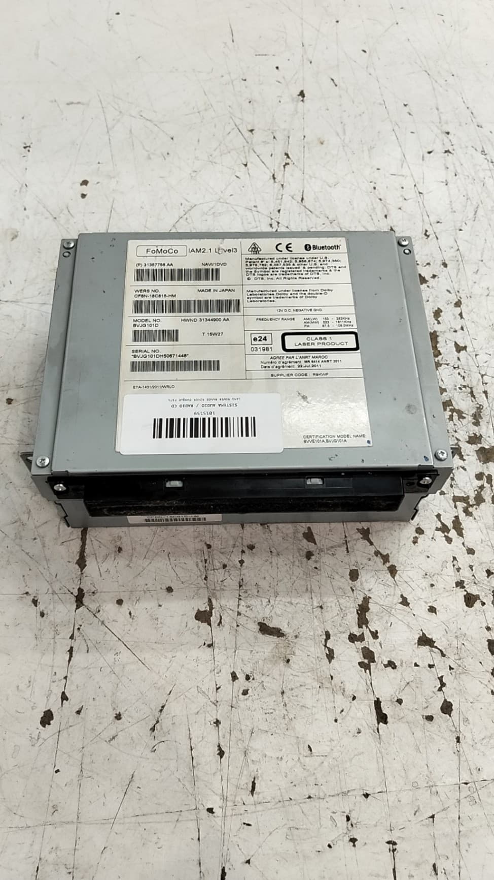 Sistema audio / radio cd LAND ROVER RANGE ROVER EVOQUE 5